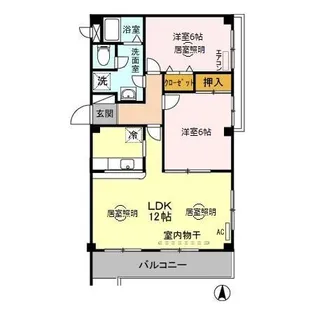 ファミール2000 B(高崎市緑町)【3階】の間取り