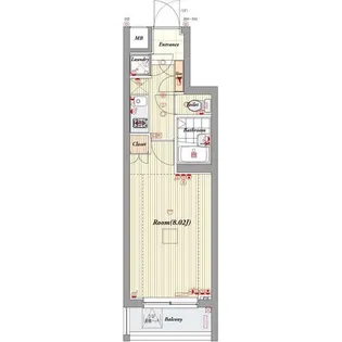 ビバリーホームズ東武練馬【1階】の間取り