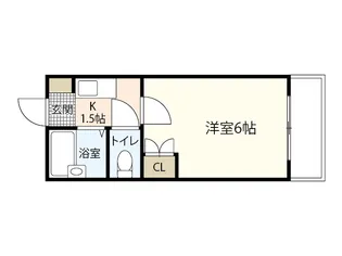 浜町グランコート【6階】の間取り