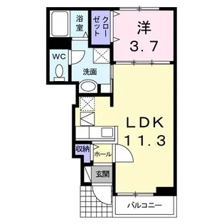 Refino(レフィーノ)【1階】の間取り