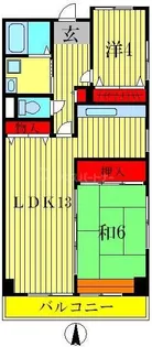 フレール堀切2【2階】の間取り