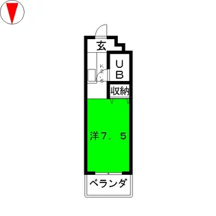 中野田口ビル【4階】の間取り