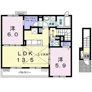 ミルト【2階】の間取り