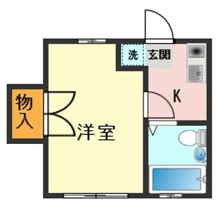 セカンドシーパレス【2階】の間取り