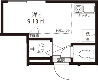 ルミナ池袋の間取り