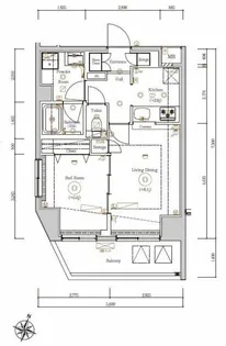 GENOVIA王子神谷skygarden【5階】の間取り