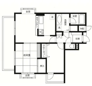 コスモ北戸田【2階】の間取り