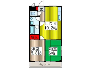 ミナモトマンションIIIの間取り