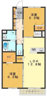 Premias【2階】の間取り