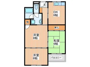 シティライフ下島【4階】の間取り