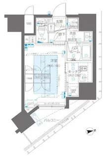 ZOOM新宿御苑前【4階】の間取り