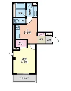 LUANA FUTABA【2階】の間取り