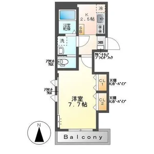 Alba Lapis【3階】の間取り