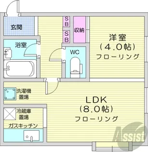 ルーセント22【2階】の間取り