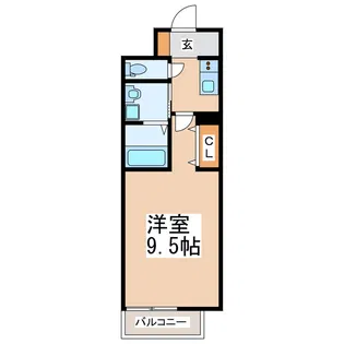 クロノス32小沢町【3階】の間取り