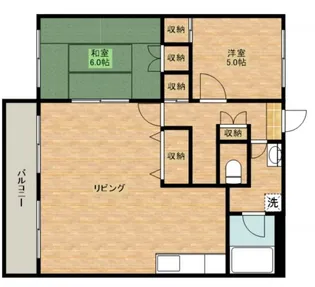 ヴァンベール玉川【3階】の間取り