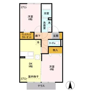 カーサヴェール【1階】の間取り