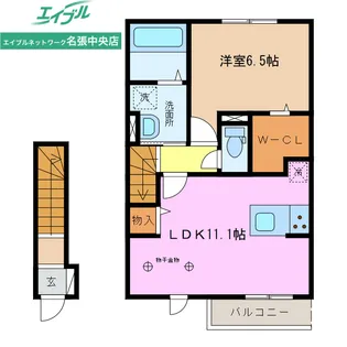 PROUD桔梗が丘 B棟【2階】の間取り