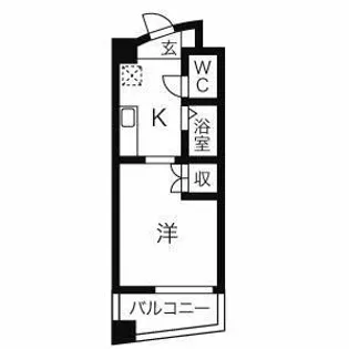 サンパティm【4階】の間取り