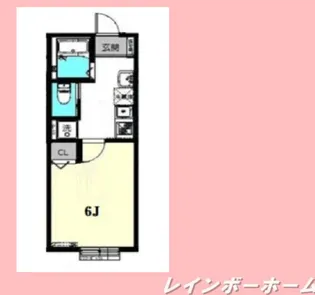 ベルンハルト新松戸【1階】の間取り