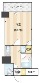 ステラレジデンス横浜【4階】の間取り