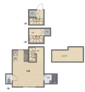 パステルコート【3階】の間取り