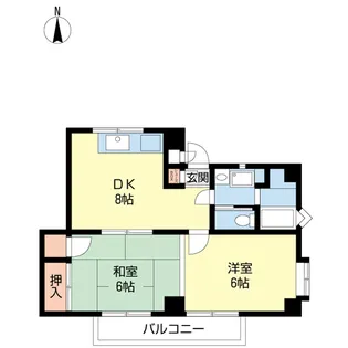フォルトゥナート【3階】の間取り