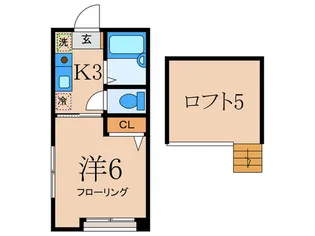 チェレステ二子【2階】の間取り