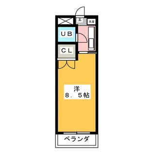 クラウン杉本C【2階】の間取り