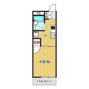 富岡ハイツ【2階】の間取り