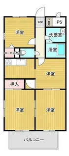 ブロードスクエア【3階】の間取り