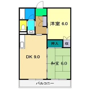 インペリアル西本II【2階】の間取り