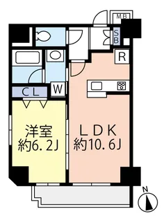 グランヴァン浅草橋駅前【5階】の間取り