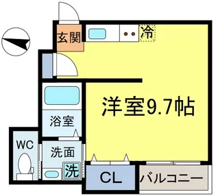 レガーロ新小岩【1階】の間取り