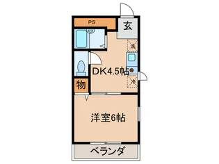 グレース城北【2階】の間取り