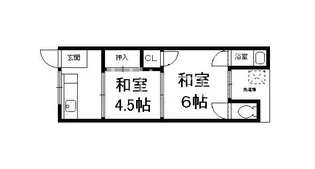 南郷マンション【1階】の間取り