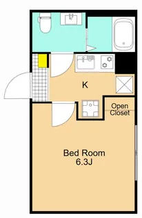 グランフォート品川大井町【3階】の間取り