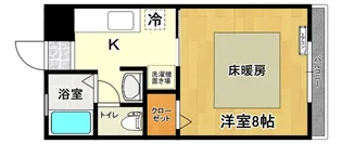 ドゥ・カンパーニュ【3階】の間取り