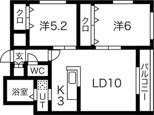 LF21(エルフ21)【2階】の間取り