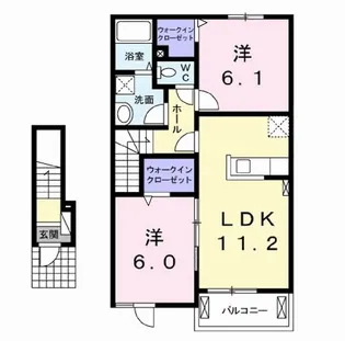 グリーンガーデンV【2階】の間取り