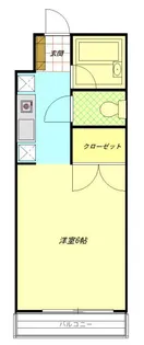 フィールドフジ【1階】の間取り