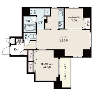 S-RESIDENCE押上epure【2階】の間取り