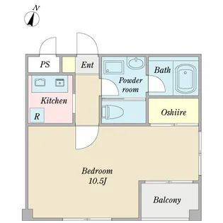 ヴァンクール【2階】の間取り