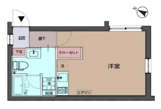 CREAL渋谷笹塚【2階】の間取り