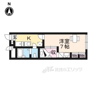 レオパレスすみれ2【2階】の間取り