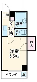 LA LIBERTE【1階】の間取り