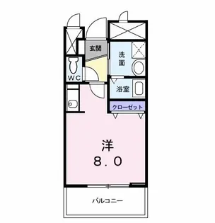 リブリーシャン【2階】の間取り