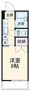 コスギハイツI【1階】の間取り
