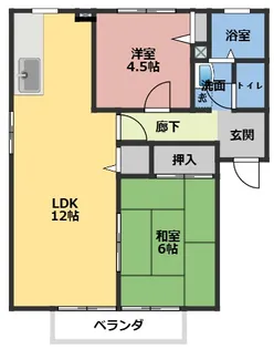 セントヒルズA【2階】の間取り