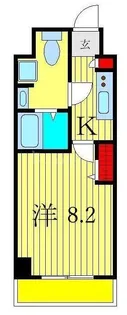 グランスカイ町屋【8階】の間取り